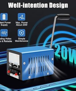 20W All-Metal Hand Crank Generator for Camping and Emergency Use 2