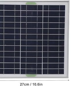 50W Solar Panel Controller Monocrystalline ABS Solar Battery Charger 2