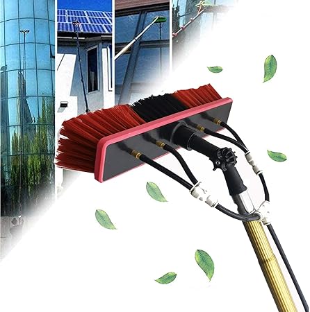 Photovoltaic Cleaner Water Fed Pole Kit for High Window Cleaning Photovoltaic Cleaner Water Fed Pole Kit for High Window Cleaning