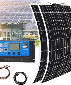800W Solar Panel Kit 2Pcs 400W 18V Flexible Monocrystalline System 800W Solar Panel Kit 2Pcs 400W 18V Flexible Monocrystalline System