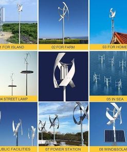 Maglev Vertical Wind Generator 8000W Silent 3 Blade Turbine Kit 2