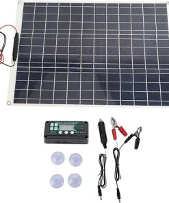 300W High Efficiency Solar Panel Kit for RV Camping Portable Use