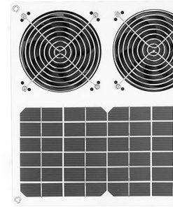 100W Solar Panel Fan Kit for Greenhouse and Chicken House Ventilation