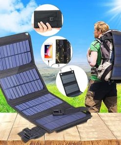 20W Portable Foldable Solar Panel Kit for RVs Boats and Caravans