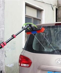 Photovoltaic Solar Panels and Window Cleaning Pole Kit 18Ft Long 2