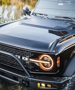 Lensun 65W 12V Flexible Solar Panel for 2021 Ford Bronco Offroading