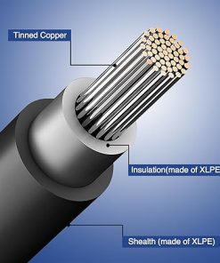 40 Foot Solar Cable 2×10 AWG with Male Female Connectors for RV 2