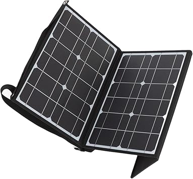 60W Monocrystalline Solar Panel Foldable Charger for Outdoor Use 2 60W Monocrystalline Solar Panel Foldable Charger for Outdoor Use - Image 2