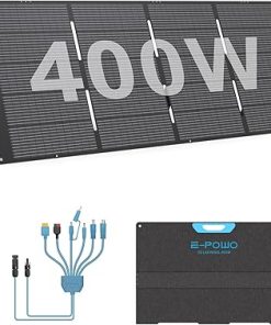 400W Portable Solar Panel Foldable Charger IP67 Waterproof Camping