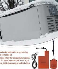 Kefly Battery Heater Pad and Oil Heater Kit for Generac Generators 2