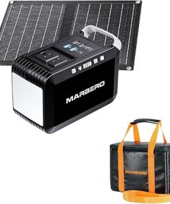 MARBERO 88Wh Solar Generator with 21W Solar Panel and Carry Case