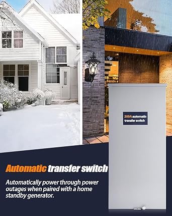 200 Amp Automatic Transfer Switch for Generac RXSW200A3 Replacement 2 200 Amp Automatic Transfer Switch for Generac RXSW200A3 Replacement - Image 2