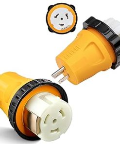 NEMA L14-30P NEMA 5-15P to NEMA SS2-50R RV Marine Adapter Plug NEMA L14-30P NEMA 5-15P to NEMA SS2-50R RV Marine Adapter Plug