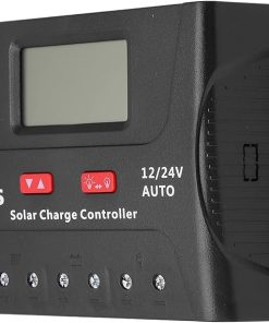 50A Solar Controller PWM 12V 24V Auto Identification LED Display USB Output