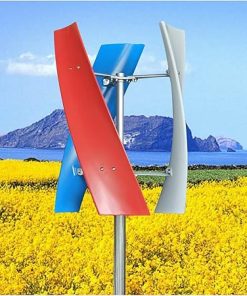 400W Vertical Wind Turbine with 3 Blades for Hybrid Solar System 2