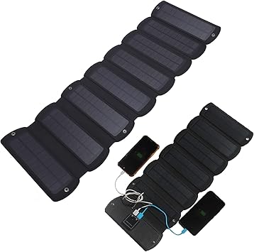 Foldable 32W 5V Solar Charger for Outdoor Travel with Dual USB Ports Foldable 32W 5V Solar Charger for Outdoor Travel with Dual USB Ports