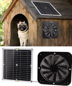 Solar Powered Exhaust Fan Kit for Greenhouse and Chicken Coop 2