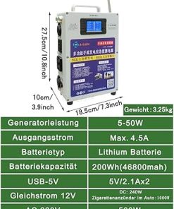 Portable Hand Crank Generator for Emergency Camping and Home Use 2
