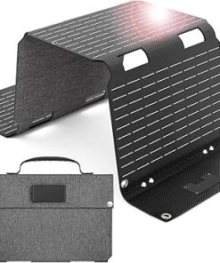 Portable 45W Solar Panel Charger for Camping and Outdoor Use