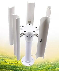 35W Vertical Wind Turbine Generator DIY Portable 5-Blade Power Windmill