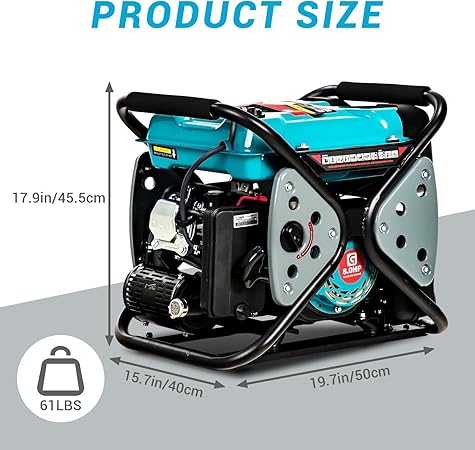 Portable Inverter Generator 5250W Super Quiet USB RV Home Use 2 Portable Inverter Generator 5250W Super Quiet USB RV Home Use - Image 2