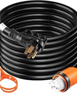 Heavy Duty 50 Feet Generator Power Cord 50AMP 12000 Watts ETL Listed