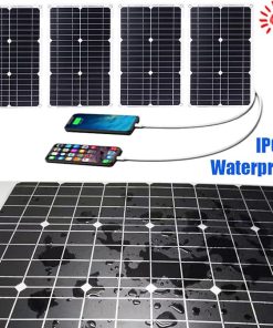 100W Monocrystalline Solar Panel Kit for RV Camping and Boat 2