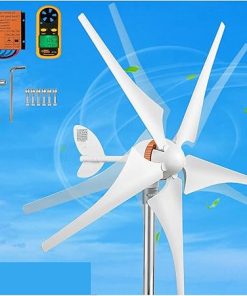 400W Wind Turbine Generator for Home Use with MPPT Controller