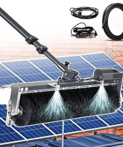 Electric Solar Panel Cleaning Machine with 60cm Roller Brush Kit