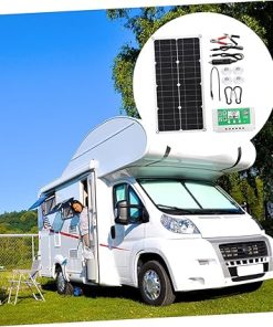 UPKOCH Foldable Solar Panel Kit for Camping Emergency Charger Supplies 2