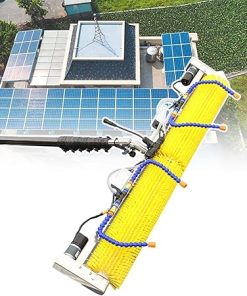 Photovoltaic Panel Cleaning Machine with Telescopic Rod and Brush