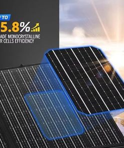 1000W Foldable Solar Panel Portable Suitcase High Efficiency IP67 Waterproof 2