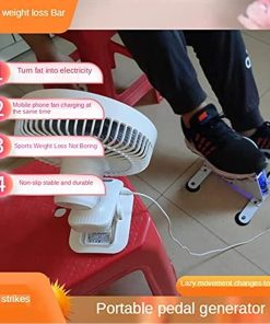 100W Electric Generator Dual USB Fast Charge Hand Crank Outdoor Use 2