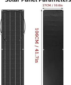 Portable 400W Waterproof Solar Panel Kit with Battery Charger 2