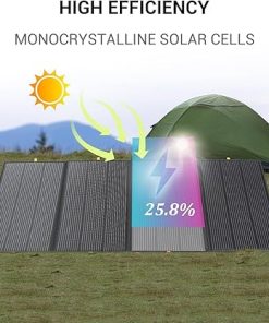 600W Portable Solar Panel Kit High Efficiency Durable Waterproof RV Camping 2