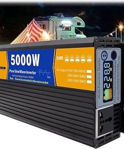 5000W Pure Sine Wave Inverter Charger DC to AC for Off-Grid Use