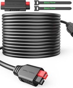 30FT 12AWG Anderson Extension Cable for Solar Panels and RVs