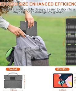 Portable 45W Solar Panel Charger for Camping and Outdoor Use 2