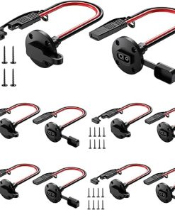 Power Socket SAE Connector 10AWG Weatherproof Quick Connect Panel Mount