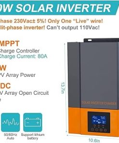 80A 1500W Solar Charger Controller High Frequency Hybrid Inverter 2