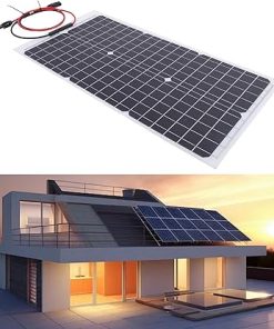 Portable 30W 18V Semi Flexible Solar Panel for Camping and Home Use 2