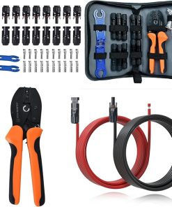 ECO-WORTHY Solar Crimper Tool Kit and 20FT 10AWG Extension Cable
