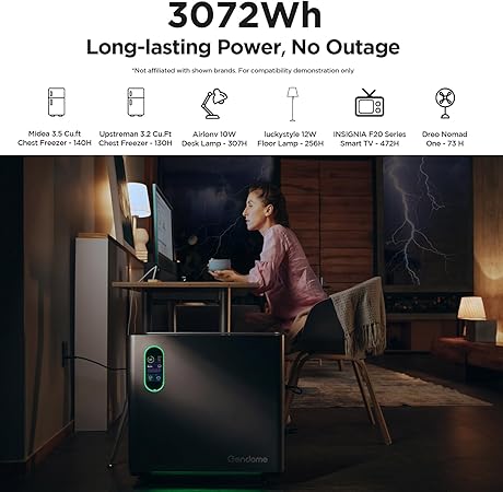 3000W Portable Power Station 3072Wh LiFePO4 Battery for Home RVs 2 3000W Portable Power Station 3072Wh LiFePO4 Battery for Home RVs - Image 2