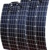 600W Solar Panel Kit 2Pcs 300W Flexible Waterproof Charger for 12V 3