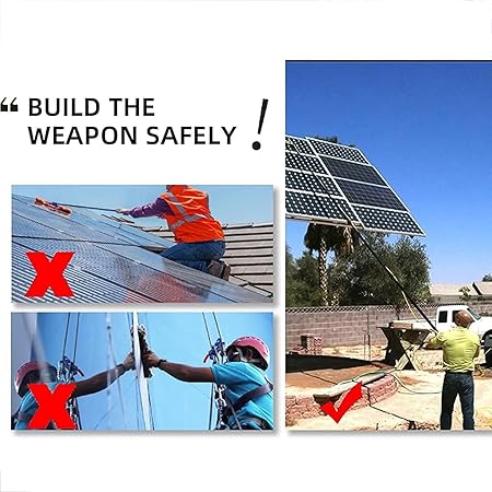 Window Washing Kit with Extension Pole 3.6-10.8M for Solar Panels 2 Window Washing Kit with Extension Pole 3.6-10.8M for Solar Panels - Image 2