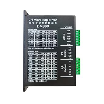 DM860 Step Driver for Brushless DC and Nema23 Nema34 Motors DM860 Step Driver for Brushless DC and Nema23 Nema34 Motors