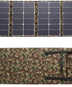 80W Portable Foldable Solar Charger Kit with Waterproof Flexibility
