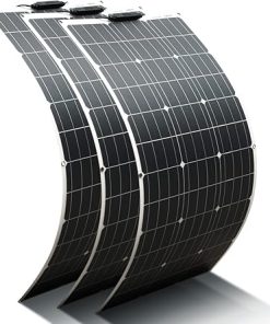 3PCs 100W Flexible Solar Panels 18V for Garden House Camping Motorhome 3PCs 100W Flexible Solar Panels 18V for Garden House Camping Motorhome