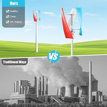 12V 400W Wind Turbines Generator Kit for Home and Farm Use 2 12V 400W Wind Turbines Generator Kit for Home and Farm Use - Image 2