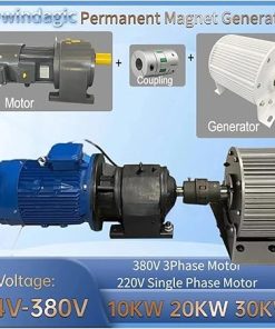 Low Noise 10KW to 30KW 48V 96V 220V 380V 3Phase Electric Motor Generator 2